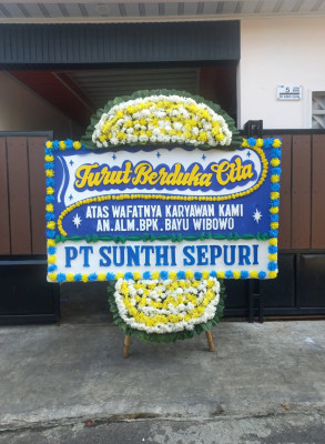 Papan Bunga Duka di Candirejo